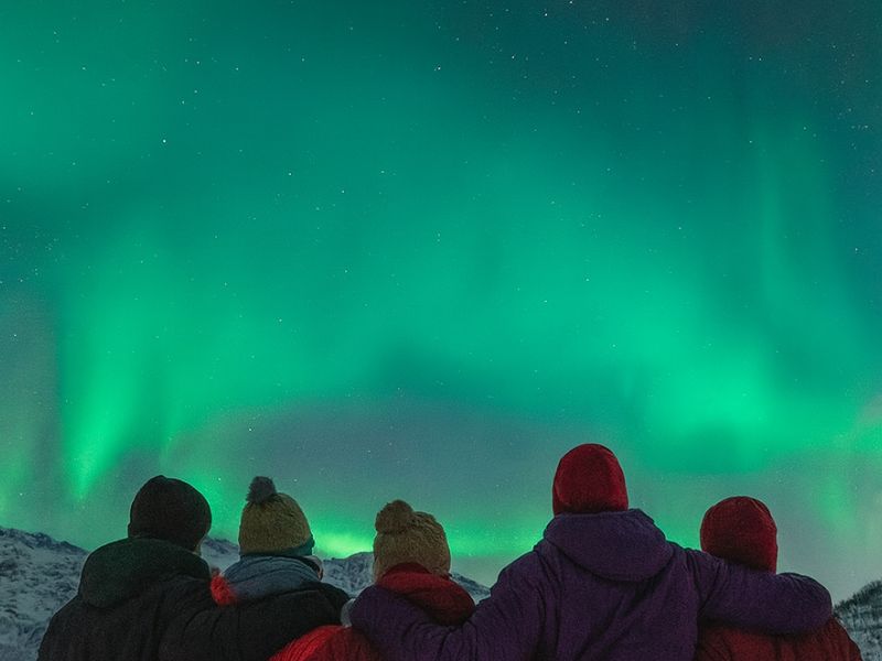 Catching the Northern Lights during one of our Tromsø tours.